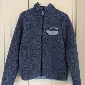 Columbia Woman's Blue Zip-up Fleece
